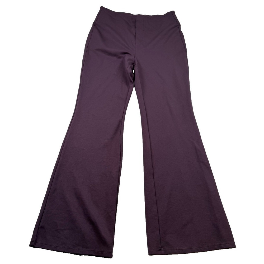 Halara Plum Purple Flare Pull On Active Pants Size Petite M